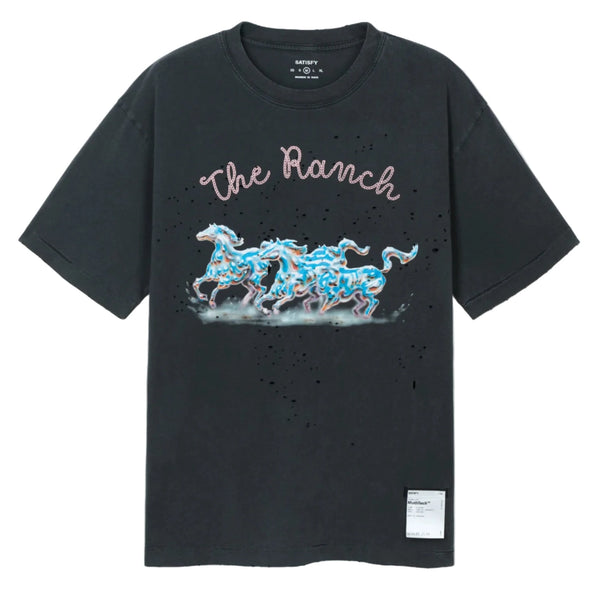Satisfy Mothtech Tee The Ranch Aged Black