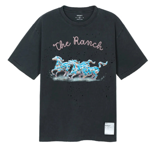 Satisfy Mothtech The Ranch Tee Aged Black