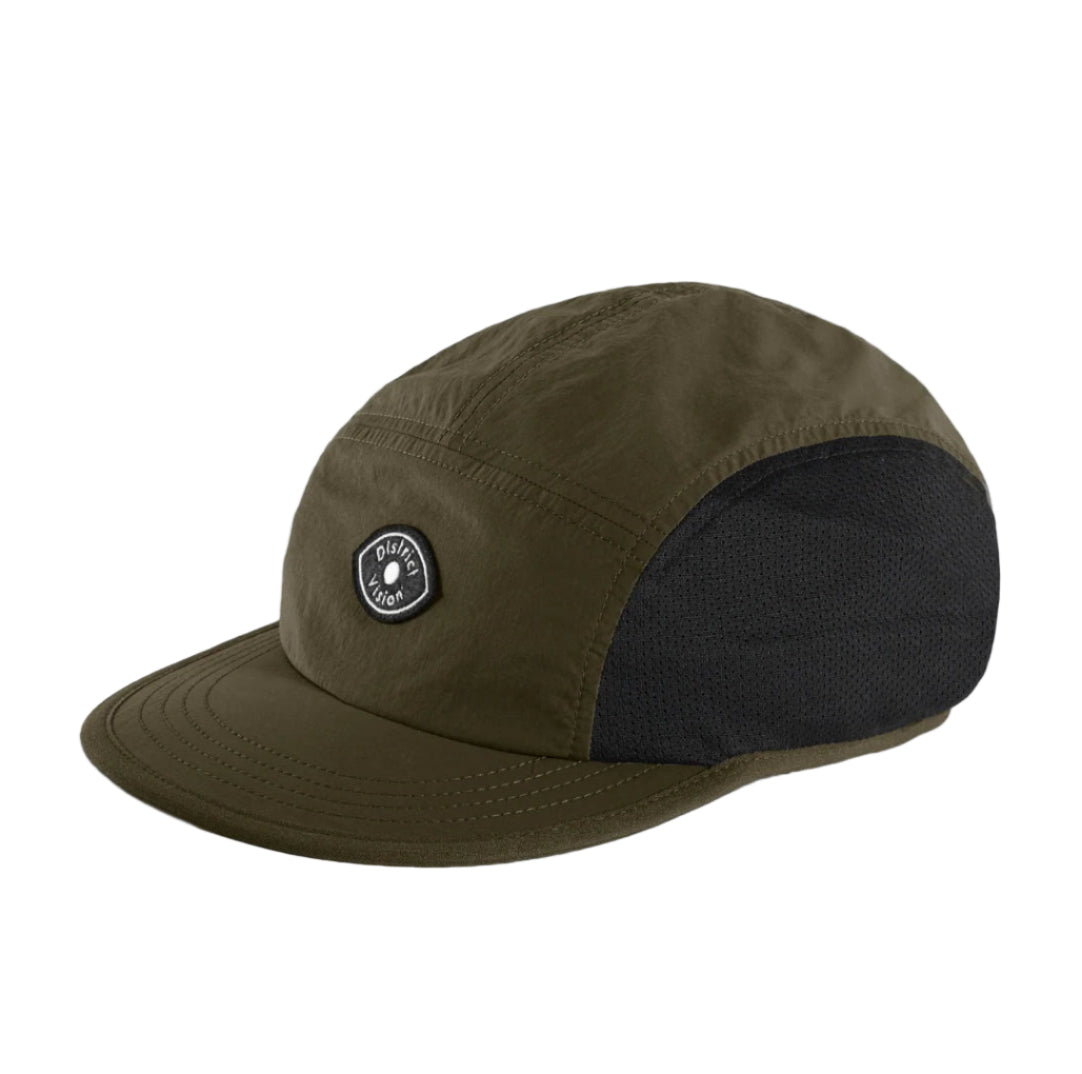 District Vision Panelled Mesh Hat Olive