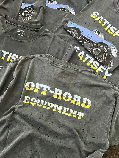 Satisfy Mothtech Tee Monster Truck Ests Aged Black