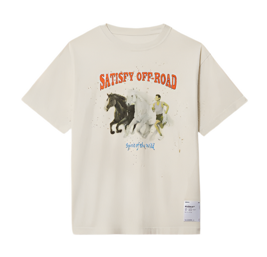 Satisfy Mothtech Tee Off White FW25 - Horse