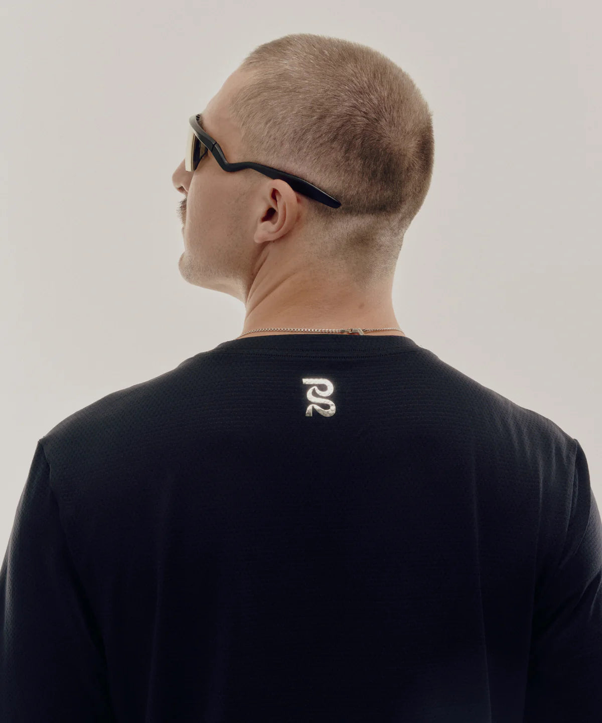 Bandit x Berlin Braves Unisex Cropped Micro Mesh Run Tee Black