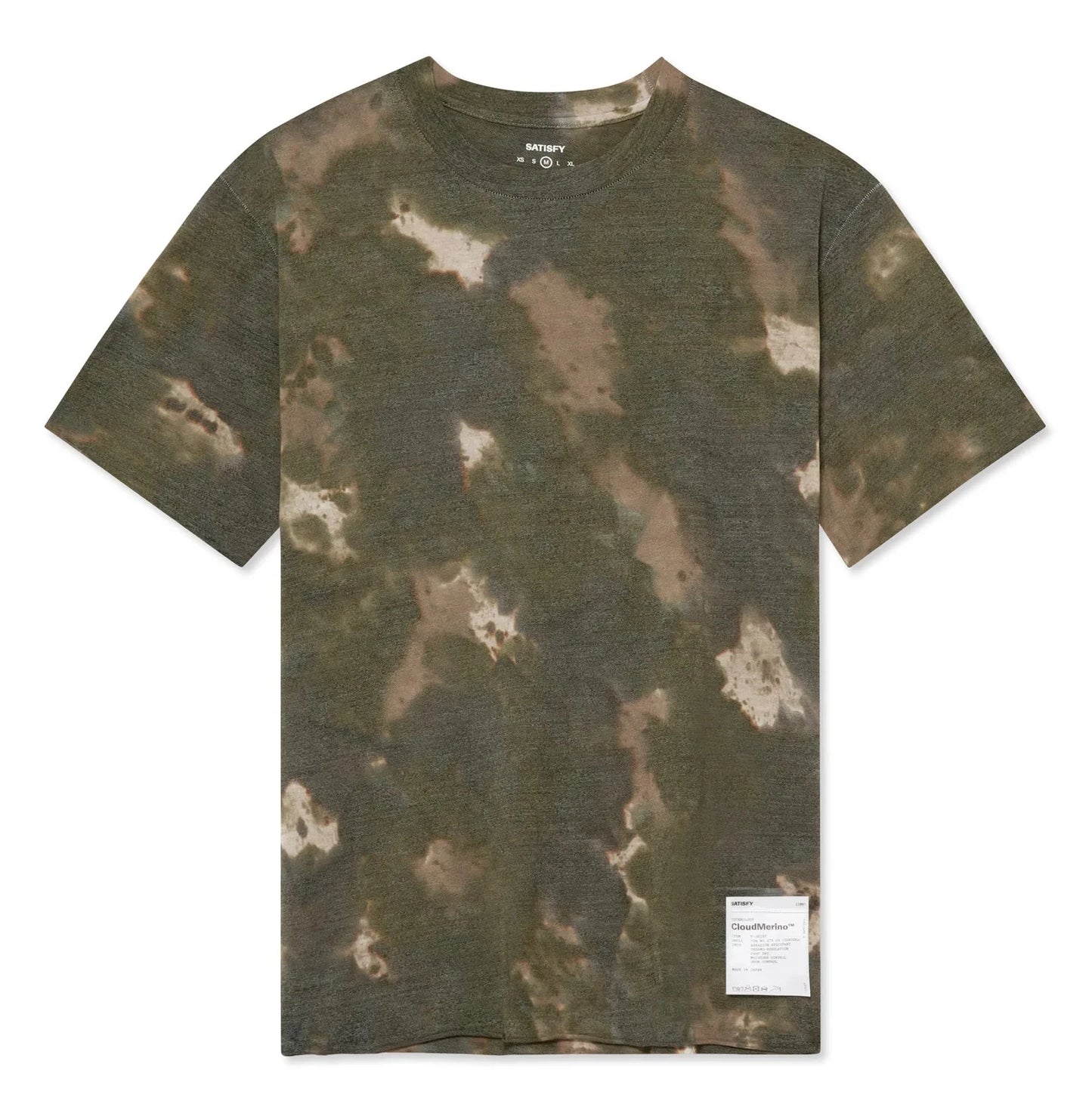 Satisfy Cloudmerino Tee - Military Olive