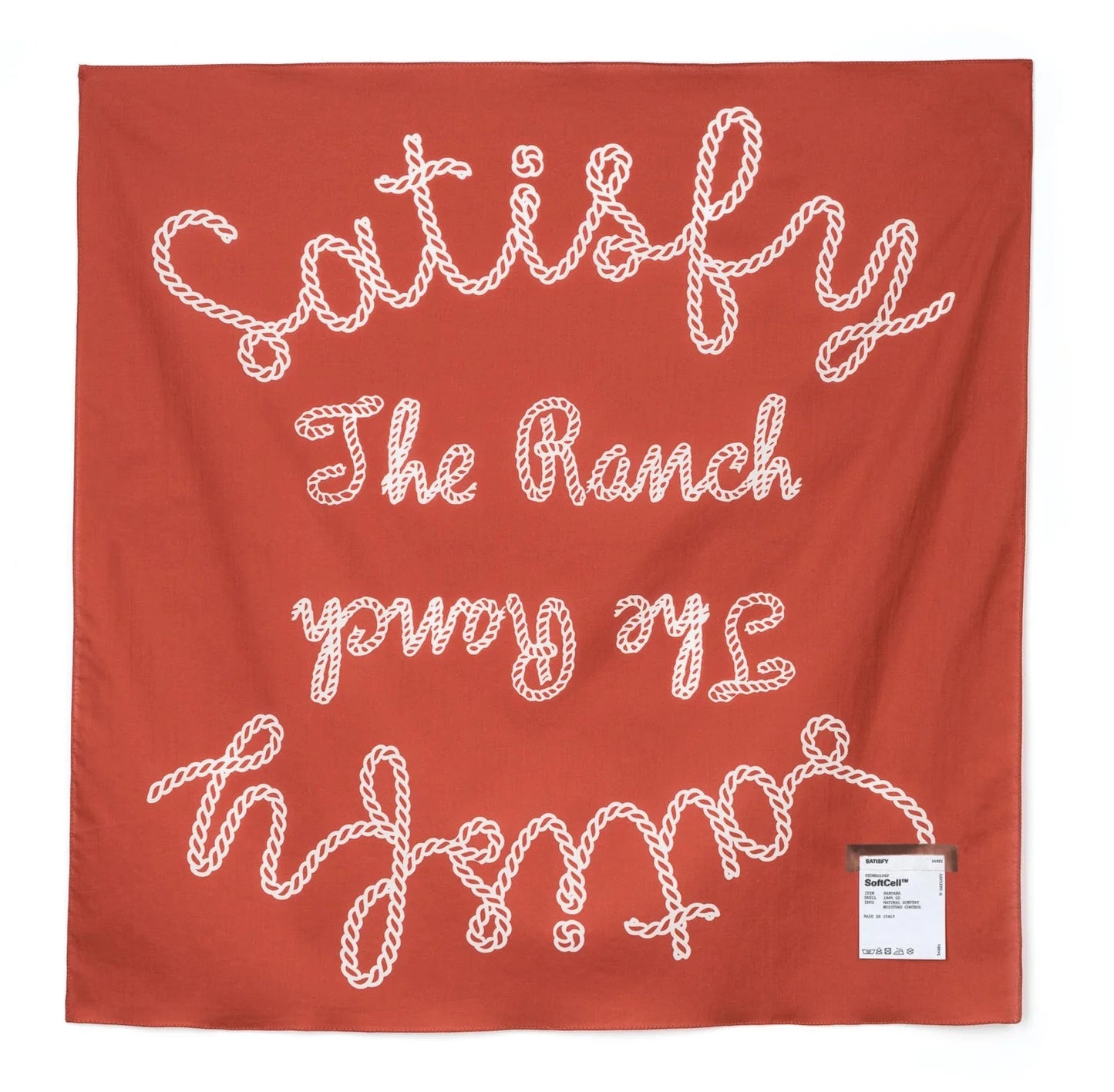 Satisfy The Ranch Bandana Red