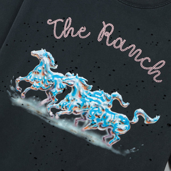 Satisfy Mothtech Tee The Ranch Aged Black
