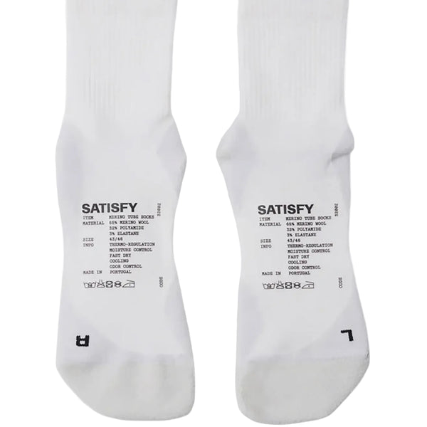 Satisfy Merino Nylon Socks - White