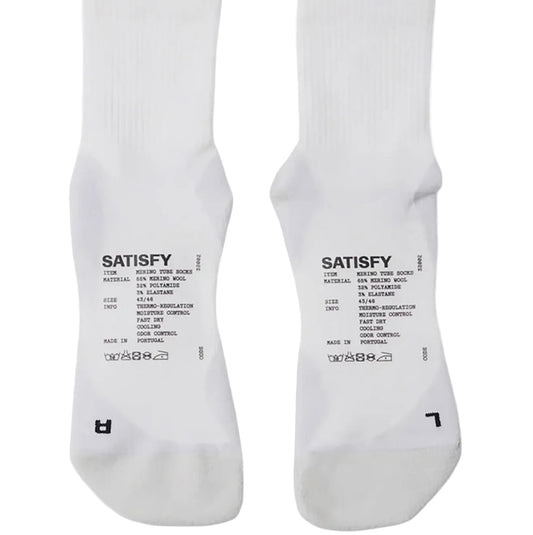 Satisfy Merino Nylon Socks White