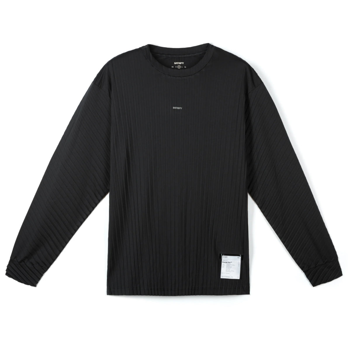 Satisfy Auralite Pleated Tee Black