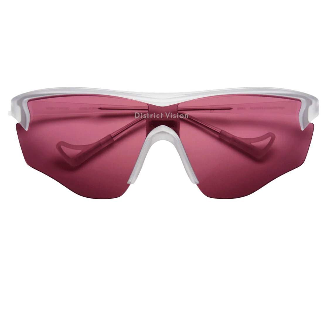 District Vision Junya Racer Clear D+ Black Rose