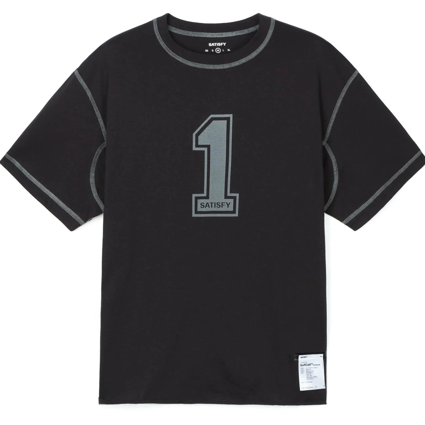 Satisfy Softcell Cordura Tee Black