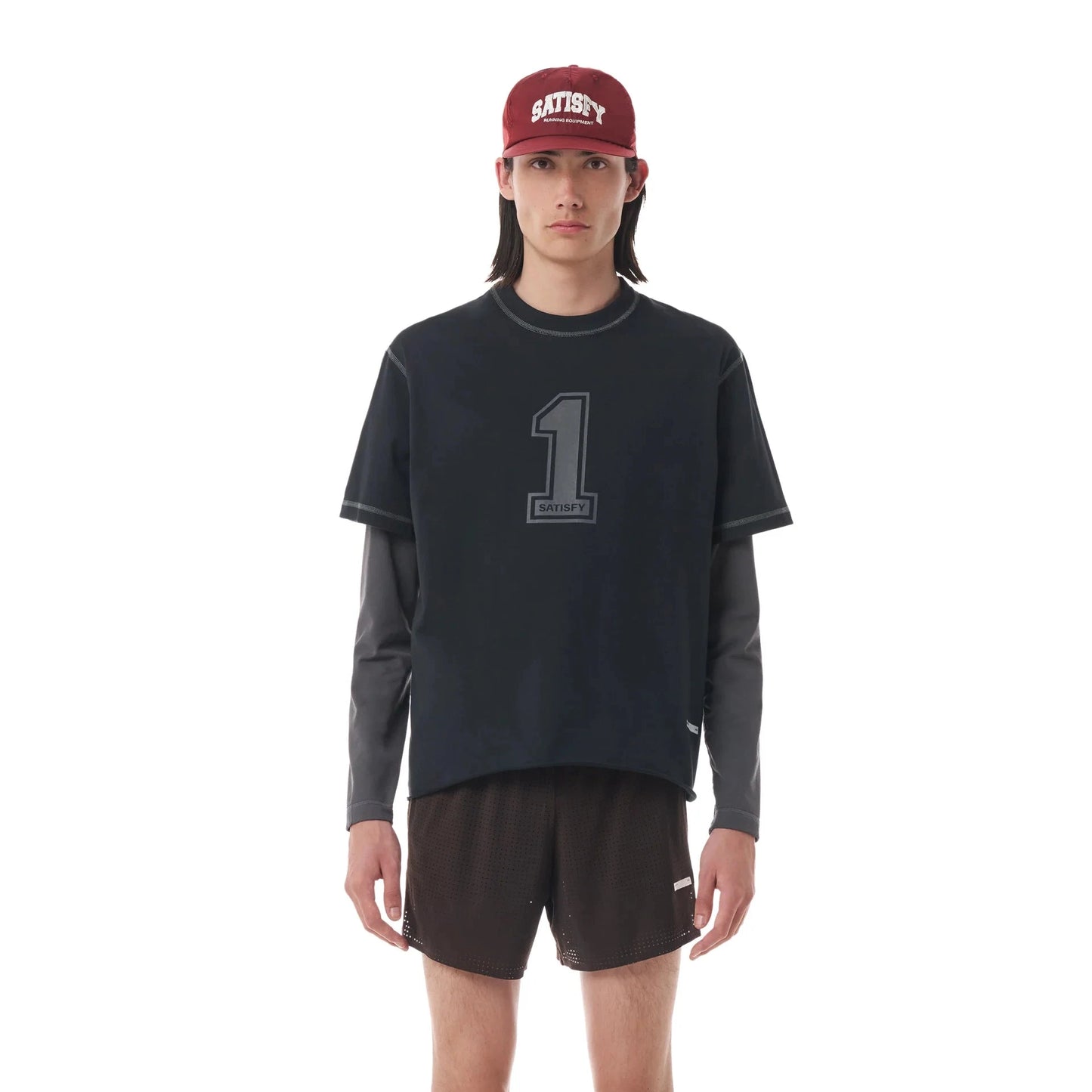 Satisfy Softcell Cordura Tee Black