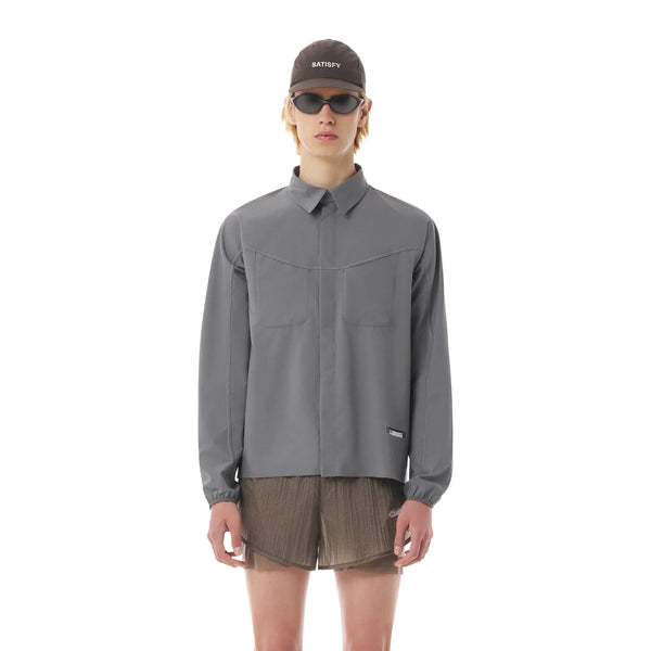 Satisfy Peaceshell River Shirt - Lava Smoke