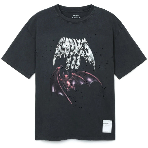 Satisfy Mothtech Tee Saddles 100 Aged Black