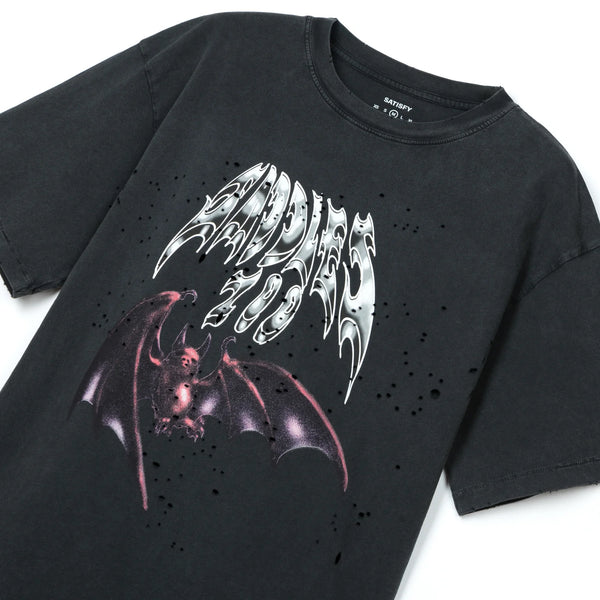 Satisfy Mothtech Tee Saddles 100 Aged Black