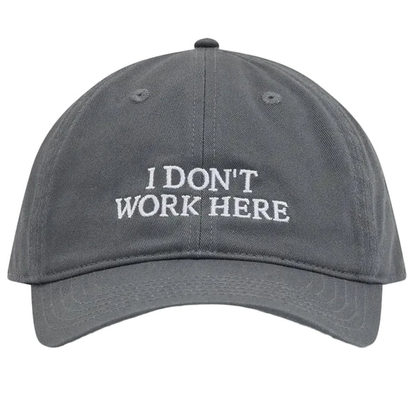 IDEA ‘I Don’t Work Here’ Cap Charcoal