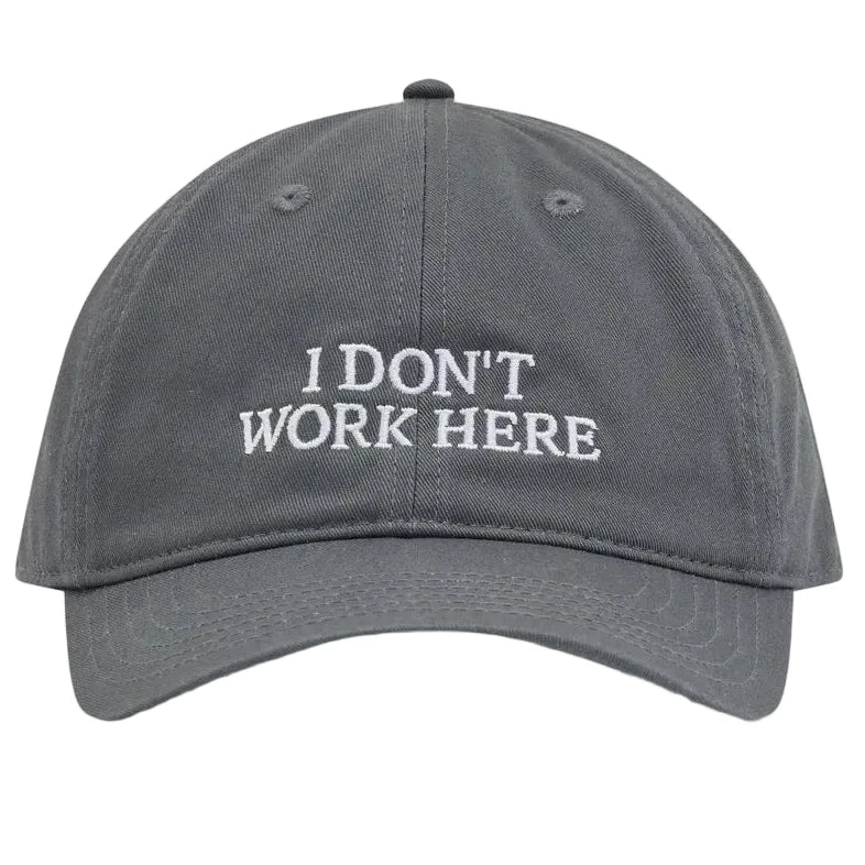 IDEA ‘I Don’t Work Here’ Cap Charcoal