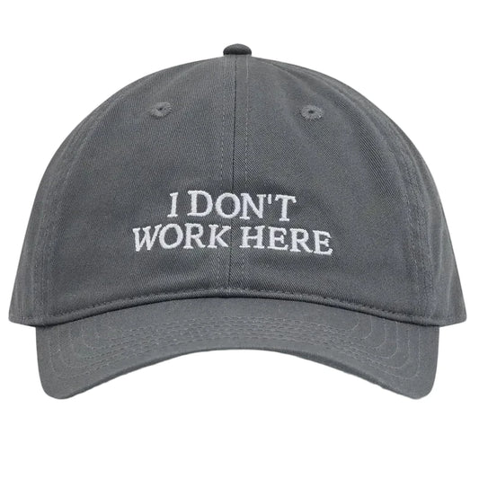 IDEA ‘I Don’t Work Here’ Cap Charcoal