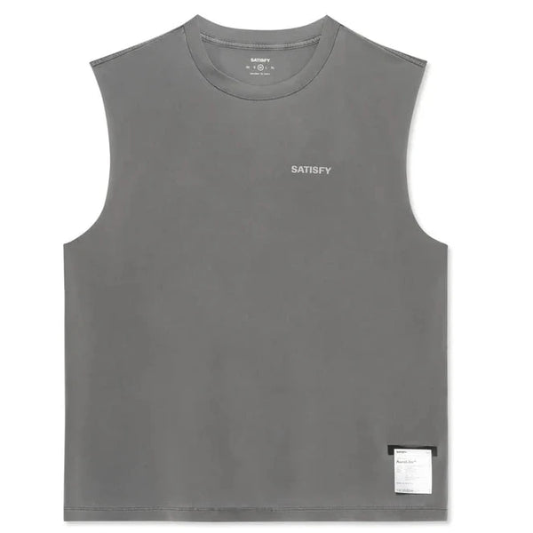 Satisfy AuraLite Muscle Tee - Mineral Graphite