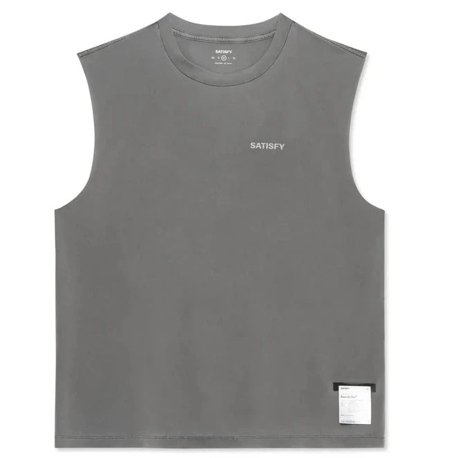 Satisfy AuraLite Muscle Tee - Mineral Graphite