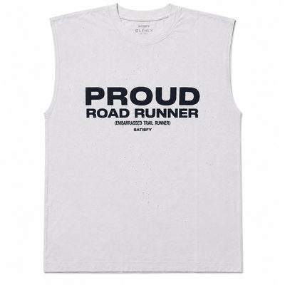 Satisfy Mothtech Tank Proud Road Running - Aged Ballad Blue
