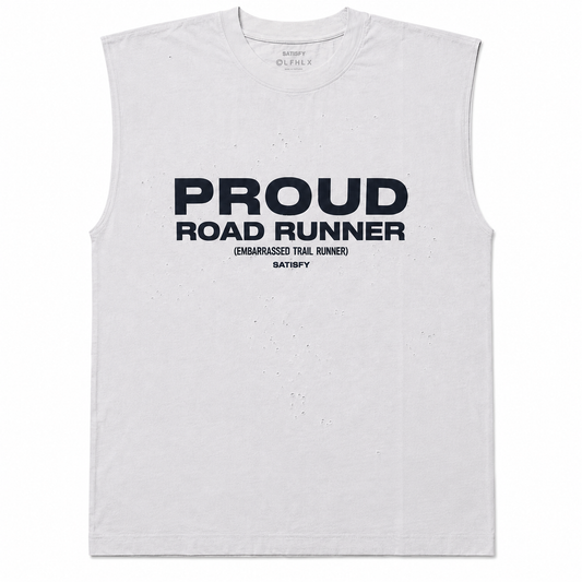 Satisfy Mothtech Tank Proud Road Running - Aged Ballad Blue