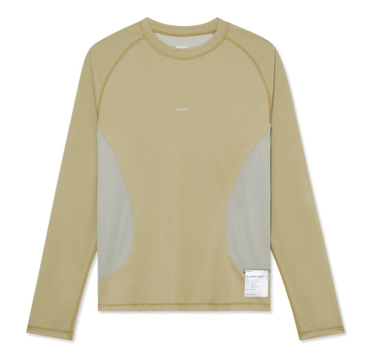 Satisfy Auralite Tech Tee LS Army Green