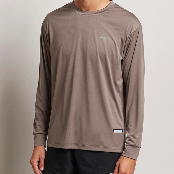 Satisfy Auralite Tee LS Circle Logo Falcon