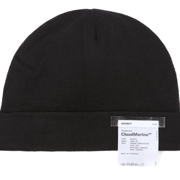 Satisfy Cloudmerino Beanie Black