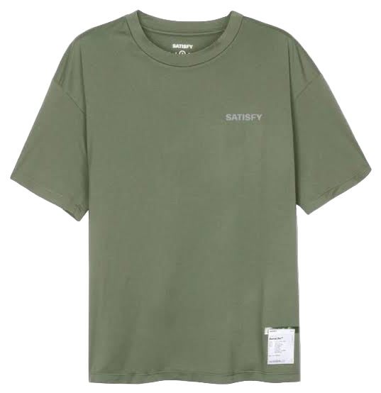 Satisfy Auralite Tee Oil Green