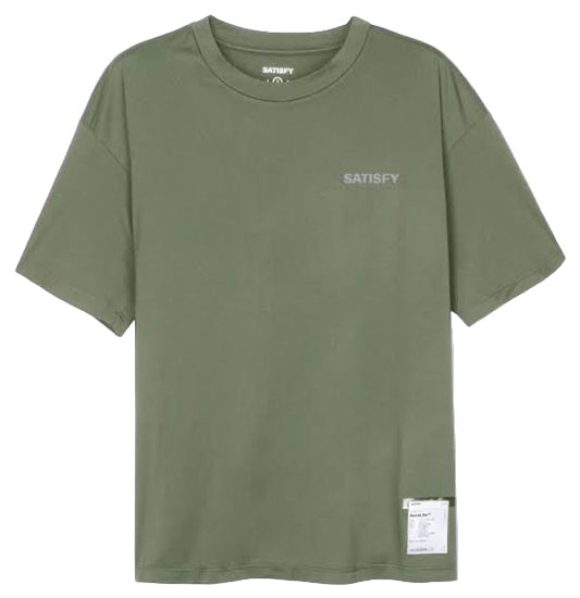 Satisfy Auralite Tee Oil Green
