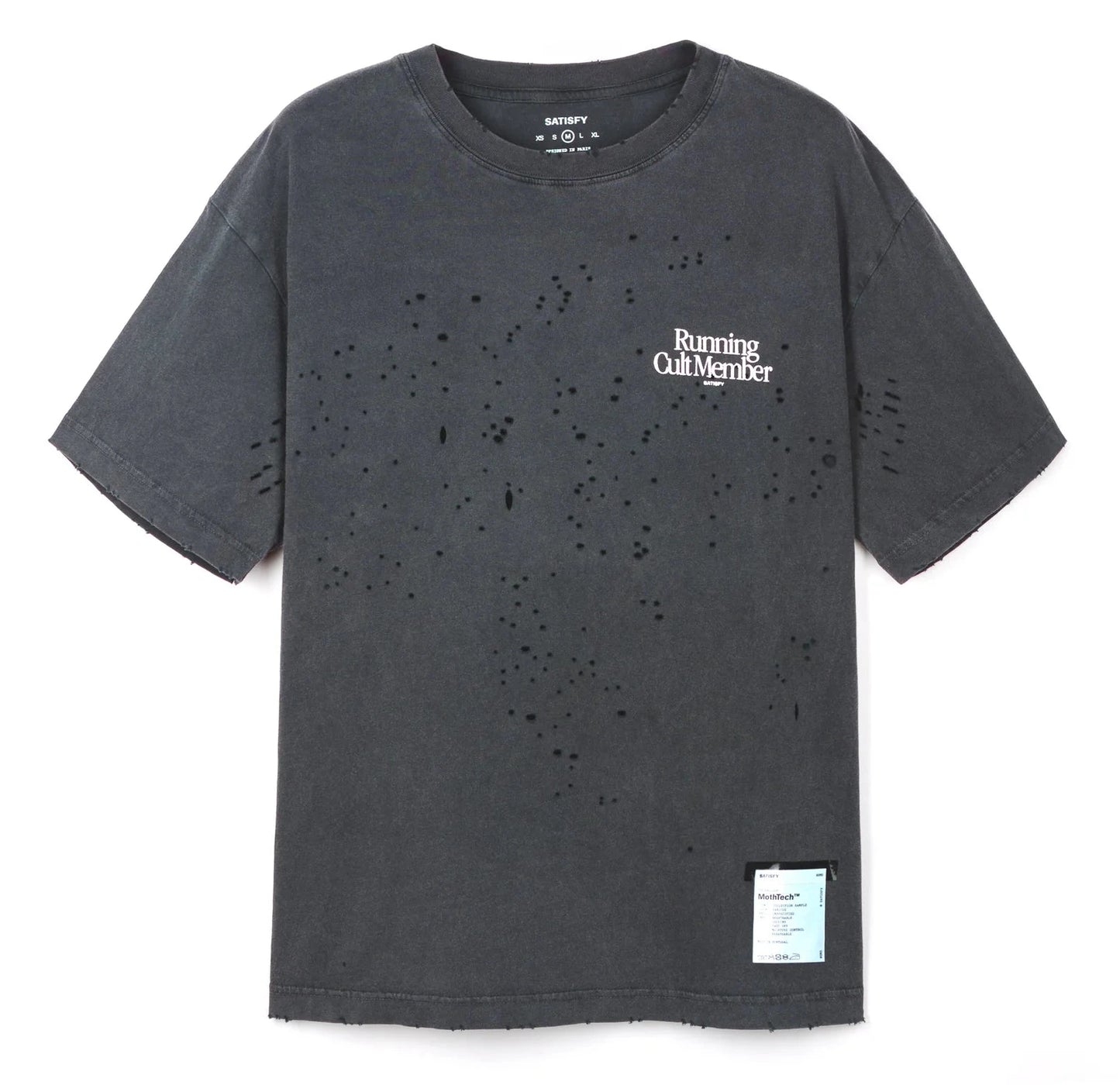 Satisfy Mothtech Tee RCM Aged Black