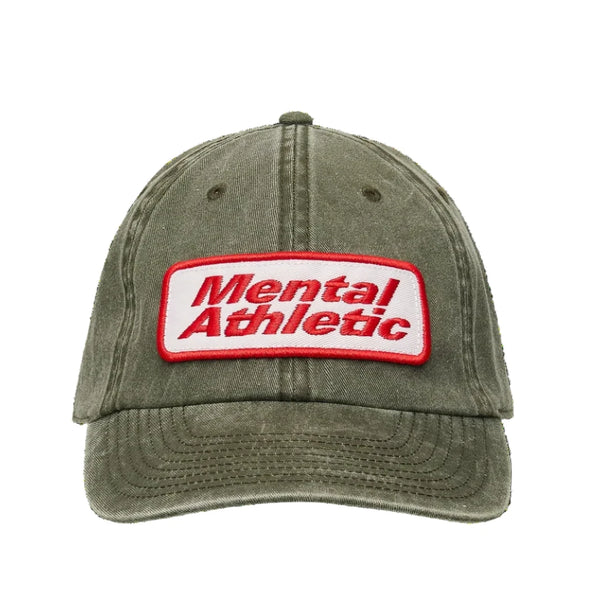 Mental Athletic Station Patch Cap Washed Red
