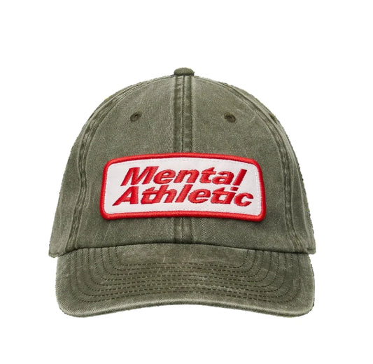 Mental Athletic Station Patch Cap Washed Red