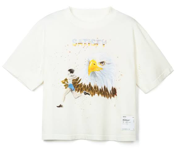 Satisfy Mothtech Tee Eagle Off White