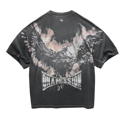 247 Represent Ignite Oversized Tee - Stained Black