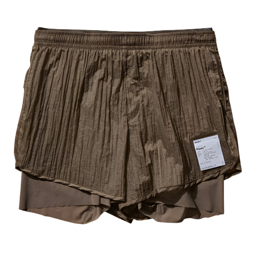 Satisfy Rippy 3" Trail Shorts Shitake