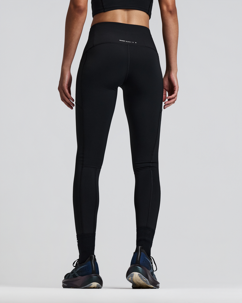 Bandit Women’s Stamina Flatlock High Waist Leggings -Black