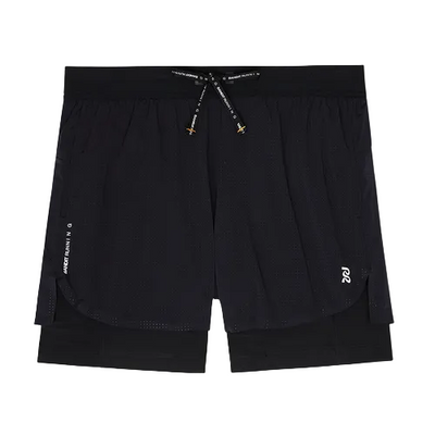 Bandit Men's Vento™ 2-In-1 Run Short - Black