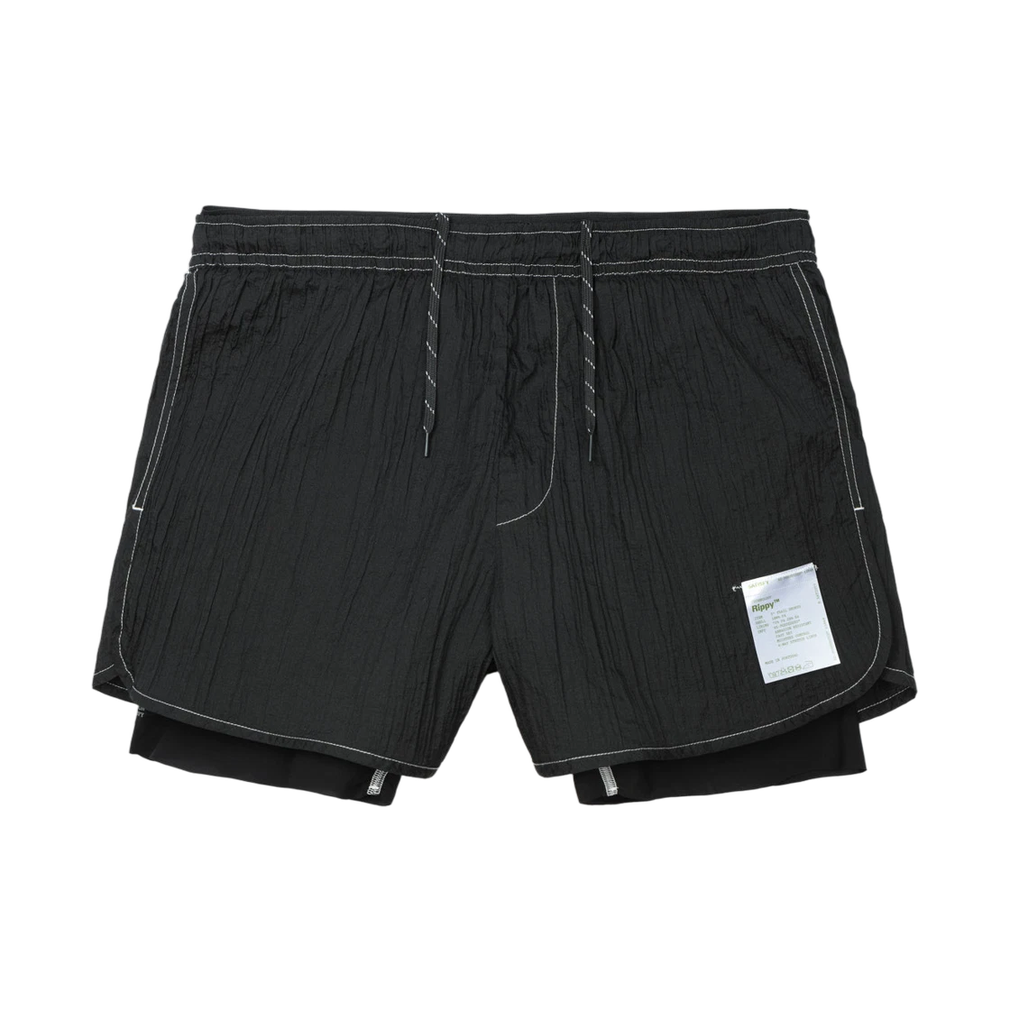 Satisfy Repossessed Rippy 3" Trail Shorts - Black