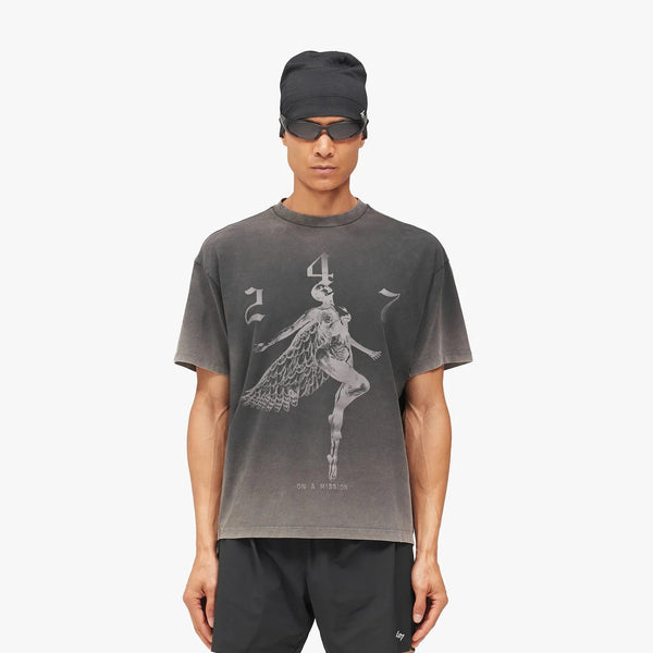 247 Represent Fallen Angel Graphics SS Tee - Vintage Black