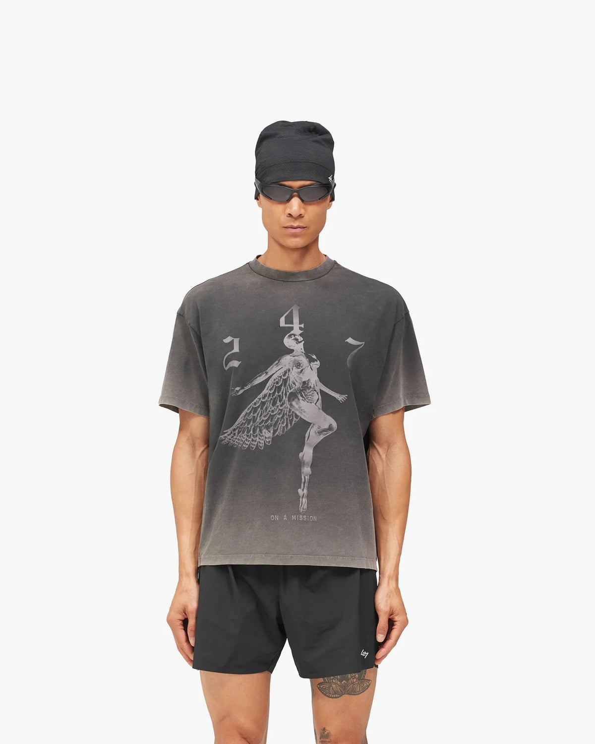 247 Represent Fallen Angel Graphics SS Tee - Vintage Black