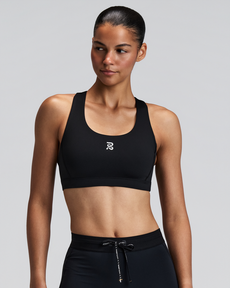 Bandit Women’s Stamina Scoop Neck Run Bra - Black
