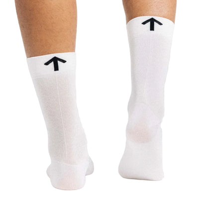 Chance Arow Padded Trail Sock - White and Black