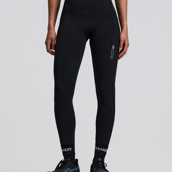 Bandit Women’s Stamina Flatlock High Waist Leggings -Black