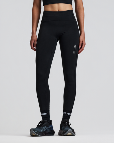 Bandit Women’s Stamina Flatlock High Waist Leggings -Black