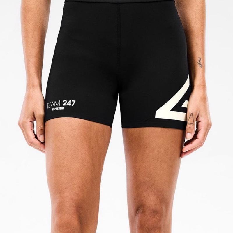 247 Represent Women’s Micro Motion Shorts - Black