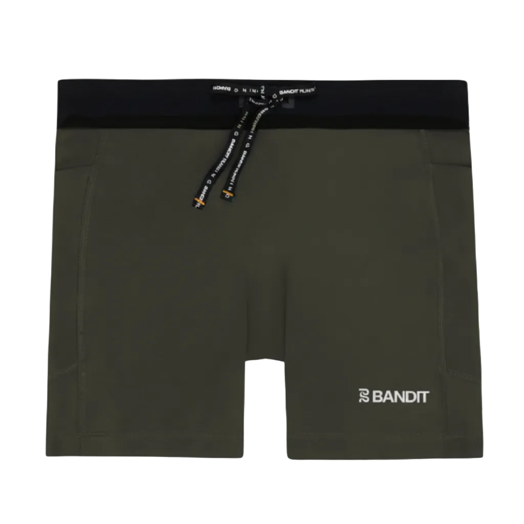 Bandit Stamina™ 5" Compression Short, Women's - Dark Fatigue