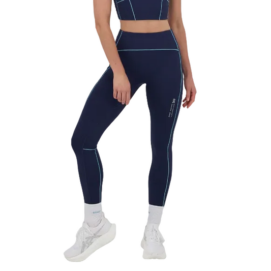 Bandit Stamina™ Pop Stitch™ High Waist Leggings - NY Navy  Vintage Blue