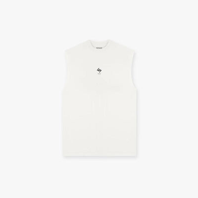 247 Represent Oversized Tank - Flat White
