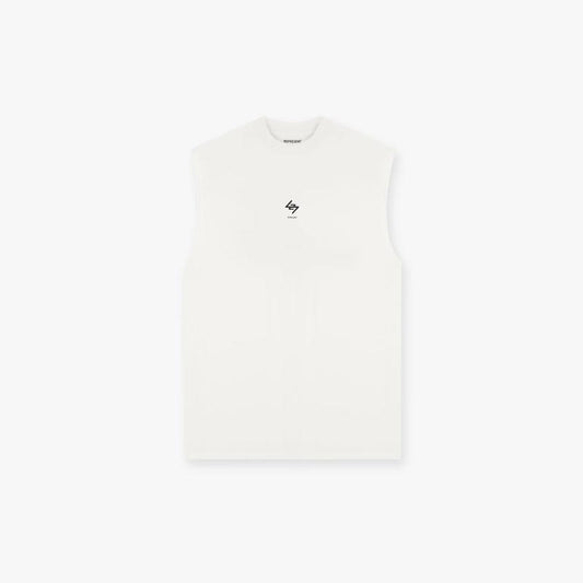 247 Represent Oversized Tank - Flat White
